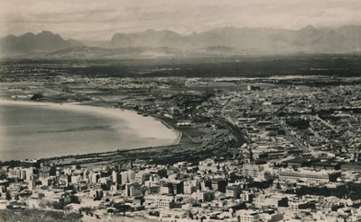 Ciudad del Cabo - Bahía de la Mesa con Stellenbosch y las montañas Hottentots Holland, Sudáfrica de Unbekannt
