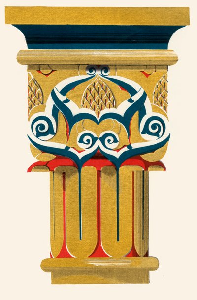 Capitel de columnas, Patio del Estanque de Peces de Unbekannt