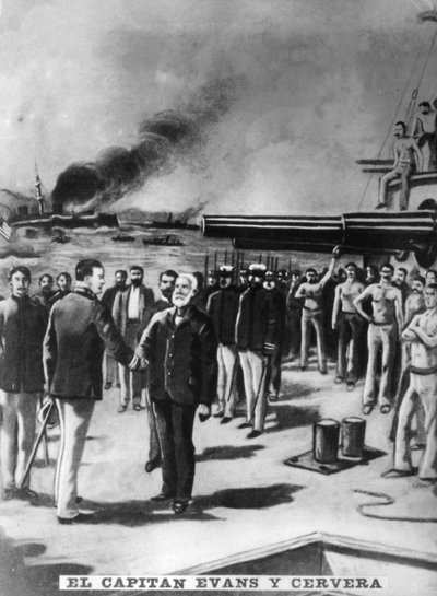 Capitán Evans y Cervera, 1898, años 1920 de Unbekannt