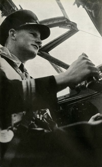 Capitán Gilbert Rae, piloto de BOAC Mosquito, Segunda Guerra Mundial, c1939-c1944 de Unbekannt