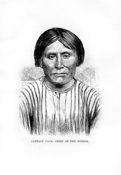 Capitán Jack, jefe de la tribu nativa americana Modoc, 1872 de Unbekannt