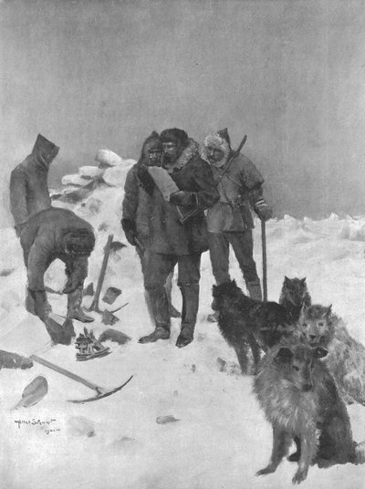 Búsqueda del Capitán MacClintock por Franklin, 1859: El descubrimiento de los...reliquias..., 1901 de Unbekannt