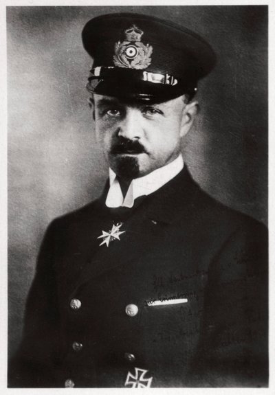 Capitán Peter Strasser, comandante de la flota de dirigibles alemana, Primera Guerra Mundial, 1916-1918 1933 de Unbekannt