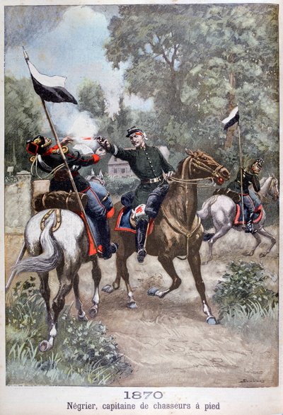 Capitán de los cazadores, La Guerra Franco-Alemana, 1870, 1899 de Unbekannt