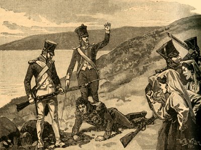 Captura del Mariscal Francés Joachim Murat, Calabria, Italia, 1815 c. 1890 de Unbekannt