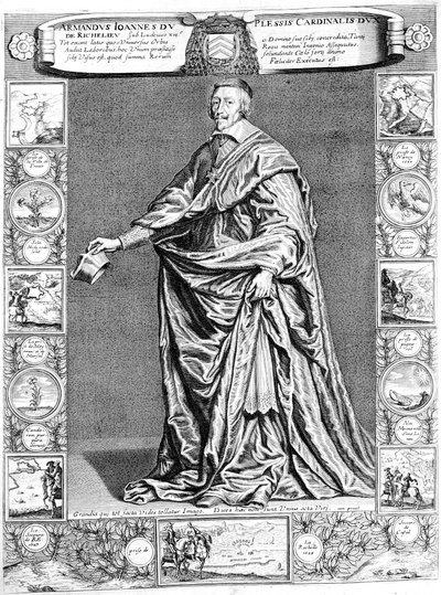 Cardenal Richelieu, c. 1637, siglo XVIII de Unbekannt