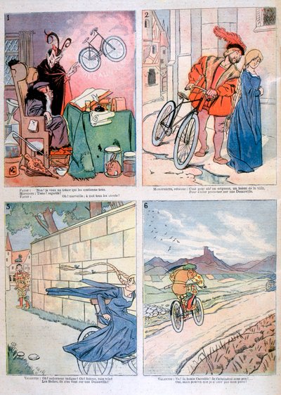 Caricaturas de la leyenda de Fausto, 1894 de Unbekannt