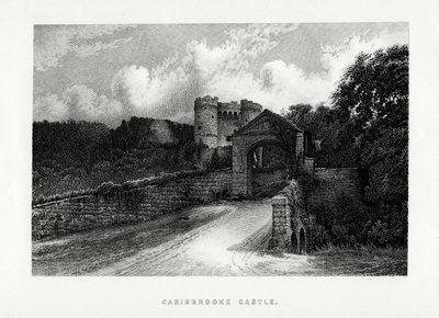 Castillo de Carisbrooke, Newport, Isla de Wight, 1896 de Unbekannt