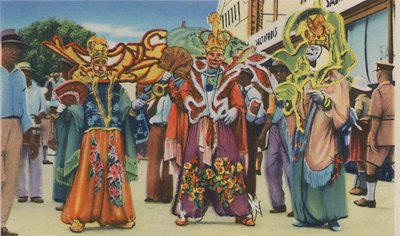 Carnaval, Trinidad, B.W.I., c1940s de Unbekannt