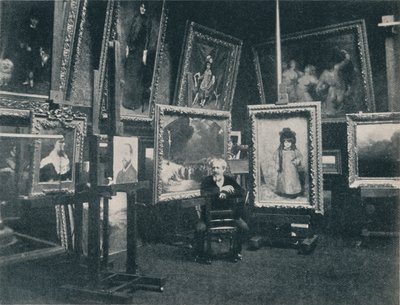 Carolus Duran en su estudio, c1897 de Unbekannt