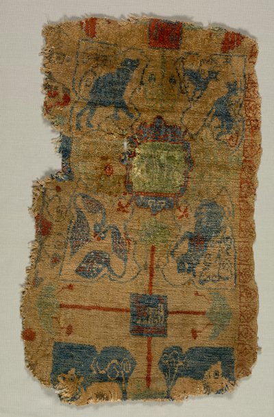 Fragmento de alfombra, c. 1400s de Unbekannt