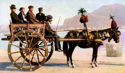 Carro, Palermo, Sicilia, c. 1923 de Unbekannt