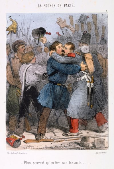 Caricatura relacionada con la Comuna de París, 1870s de Unbekannt