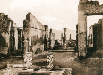 Casa de Cornelio Rufo, Pompeya, Italia, c. 1900s de Unbekannt