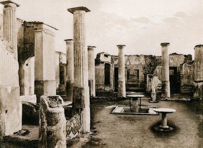 Casa de Marco Olconio, Pompeya, Italia, c1900s de Unbekannt