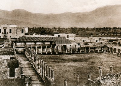 Caserma dei gladiatori, Pompeya, Italia, c1900s de Unbekannt