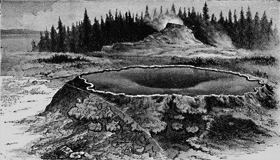 Castillo Geyser y Fire Basin, 1873, 1883 de Unbekannt