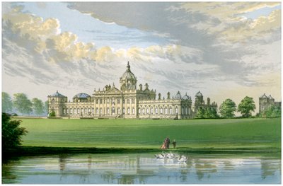 Castillo Howard, Yorkshire, hogar del Conde de Carlisle, c1880 de Unbekannt