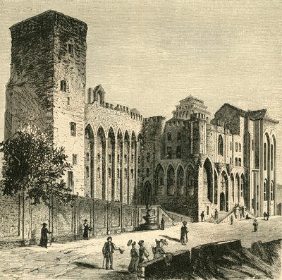 Castillo de los Papas, Aviñón, 1890 de Unbekannt