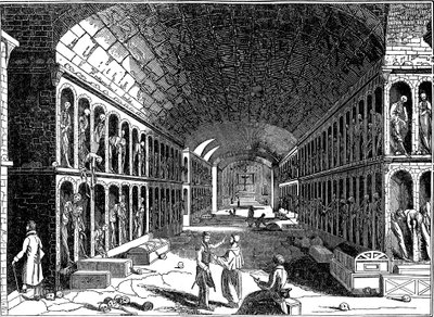 Catacumba del convento franciscano capuchino, Palermo, Sicilia, 1833 de Unbekannt