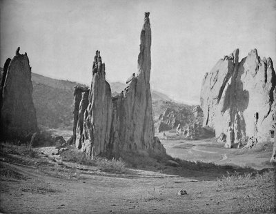 Agujas de la Catedral, Jardín de los Dioses, Colorado de Unbekannt