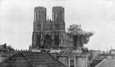 Catedral de Reims, Primera Guerra Mundial, 19 de abril de 1917 de Unbekannt