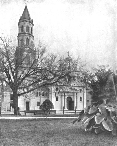 Catedral de San Agustín, Florida, EE.UU., c1900 de Unbekannt