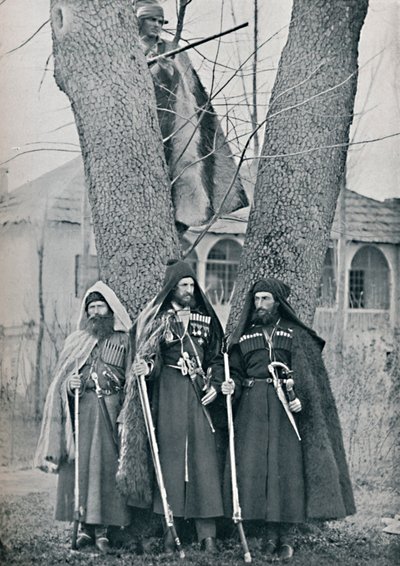 Soldados caucásicos, 1912 de Unbekannt