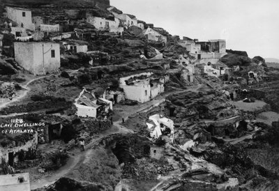 Viviendas en cuevas de Atalaya, Gran Canaria, Islas Canarias, España, siglo XX de Unbekannt