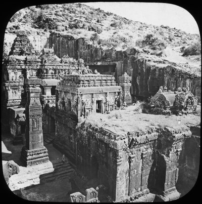 Cuevas de Ellora, Maharashtra, India, finales del siglo XIX o principios del siglo XX de Unbekannt