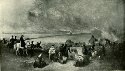 Cawnpore - El Paso del Ganges con los Refugiados de Lucknow... noviembre de 1857 de Unbekannt