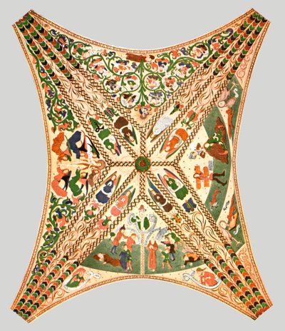 Decoración del techo en la Iglesia de Floda, Flodafors, Condado de Södermanland, Suecia, 1928 de Unbekannt