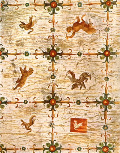Decoración del techo en la Domus Aurea de Nerón, Roma, Italia de Unbekannt