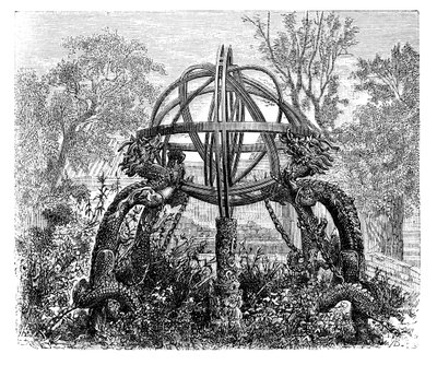 Esfera Celestial en el Antiguo Observatorio, Pekín, c1890 de Unbekannt