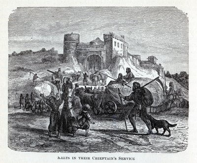 Celtas al servicio de sus jefes, 1882 de Unbekannt