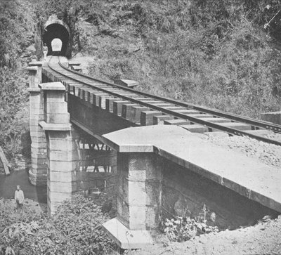 Ferrocarril Central de Brasil: Túnel a través de la Serra do Mar, 1914 de Unbekannt