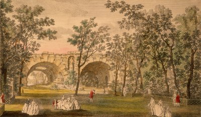 Camino central, Vauxhall Gardens, Londres, c. 1751 de Unbekannt
