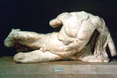 Céfiso o Iliso del frontón oeste del Partenón, 447-432 a.C. de Unbekannt