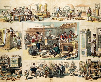 Industria de la Cerámica, c1870 de Unbekannt