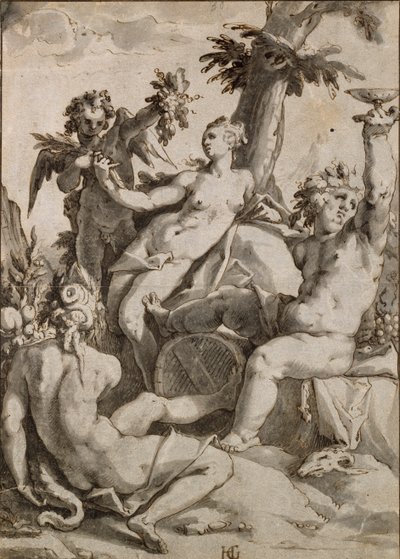 Ceres, Venus y Baco, siglo XVI-XVII de Unbekannt