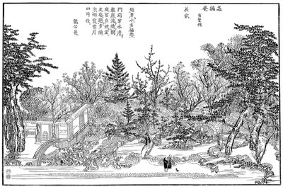 Cha-na-yu, Jardín en Kioto, 1886 de Unbekannt