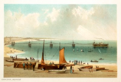 Muelle de cadena, Brighton, Sussex, c1889 de Unbekannt