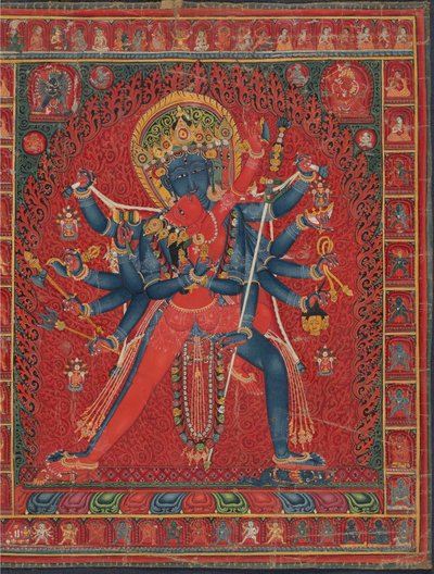 Chakrasamvara y consorte Vajravarahi, 1450-1500 de Unbekannt