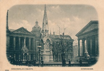 Plaza Chamberlain, Birmingham, c. 1905 de Unbekannt