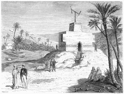 Sistema de telégrafo aéreo de Chappes, Argelia, mediados del siglo XIX, c1870 de Unbekannt