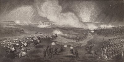 Carga de las tropas británicas en el camino a Windlesham, 24 de abril de 1854, 1854 1909 de Unbekannt