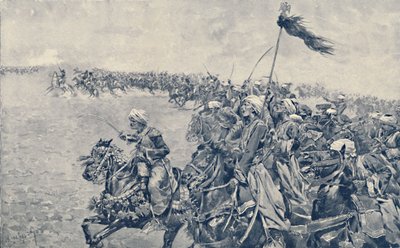 Carga de los mamelucos en la Batalla de Austerlitz, 1896 de Unbekannt