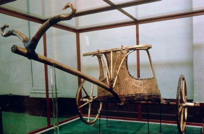 Carro del sepulcro de Tutankamón, siglo XIV a.C. de Unbekannt