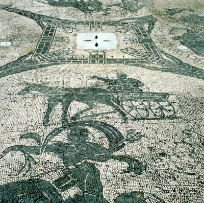 Auriga, mosaico, Cisarii, Ostia, Italia, siglo I de Unbekannt