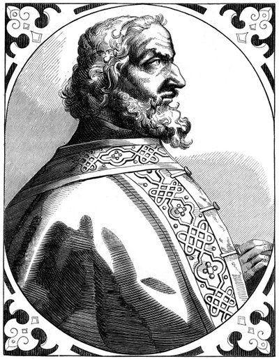 Carlomagno 712-814, Emperador del Sacro Imperio Romano y Rey de los Francos, siglo XVI 1849 de Unbekannt